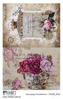 - Decoupage autoadhesivo 14x20 Sin troquel Modelo 022 -