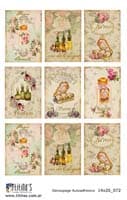 - Decoupage autoadhesivo 14x20 Sin troquel Modelo 072 -