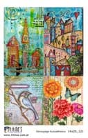 - Decoupage autoadhesivo 14x20 Sin troquel Modelo 121 -