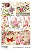 - Decoupage autoadhesivo 14x20 Sin troquel Modelo 129 -