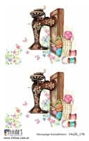 - Decoupage autoadhesivo 14x20 Sin troquel Modelo 176 -