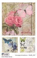 - Decoupage autoadhesivo 14x20 Sin troquel Modelo 187 -