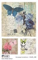 - Decoupage autoadhesivo 14x20 Sin troquel Modelo 188 -