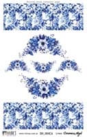 - Decoupage 50gr 14x20 Modelo Cerámica Azul 04 -