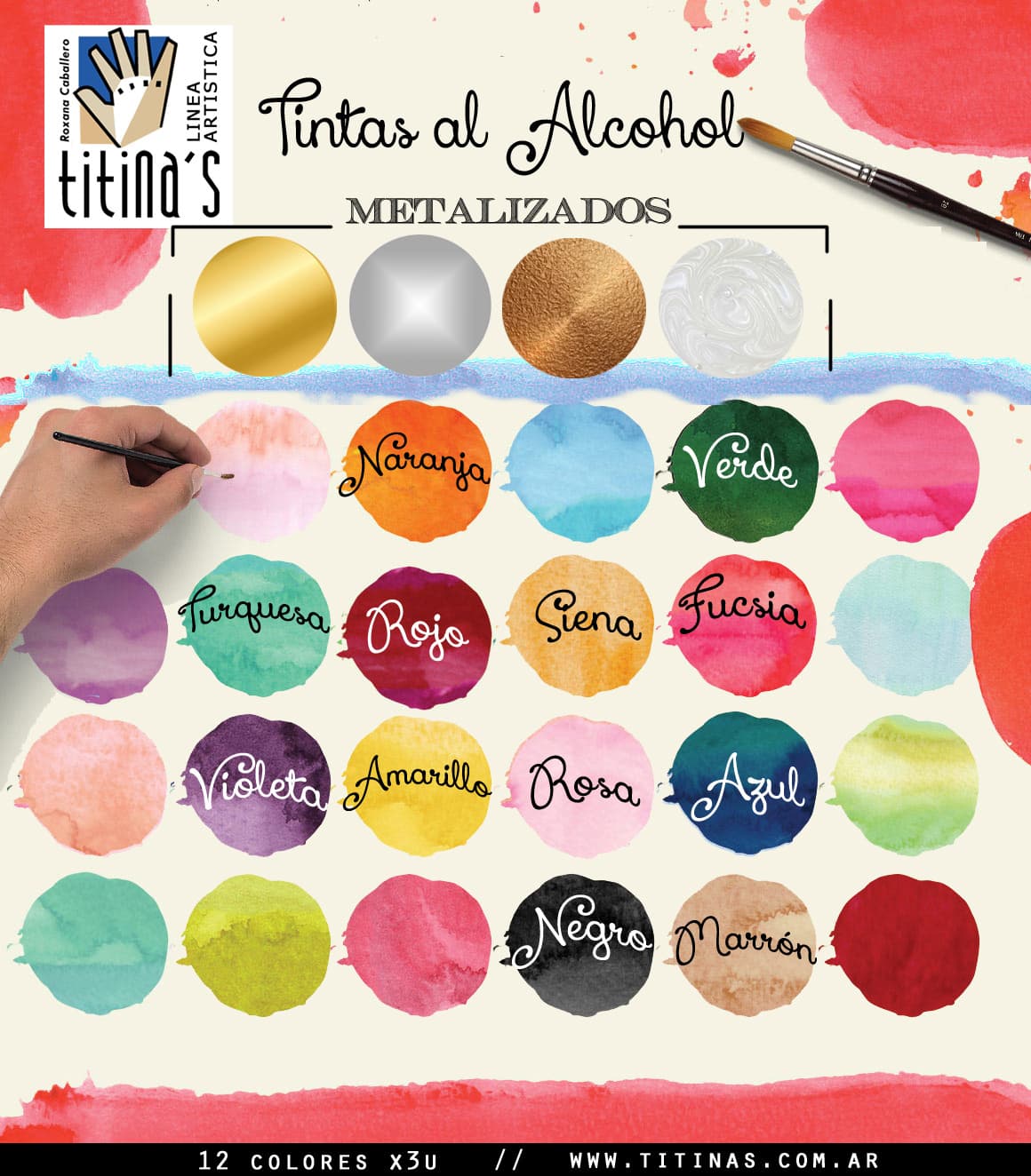 Tintas al alcohol
