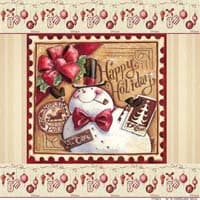 - Vinilo Esmerilado 15x15 Modelo Navidad 408 -