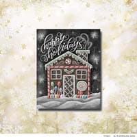 - Vinilo Esmerilado 15x15 Modelo Navidad 419 -