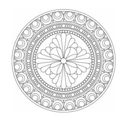 - Vinilo Transparente 10x10 Mandala 002 -